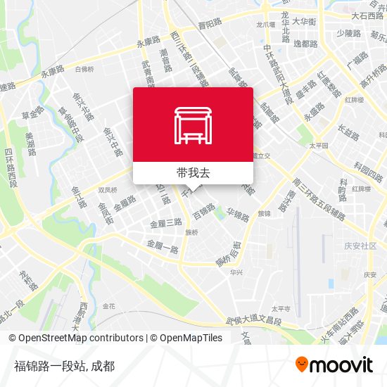 福锦路一段站地图