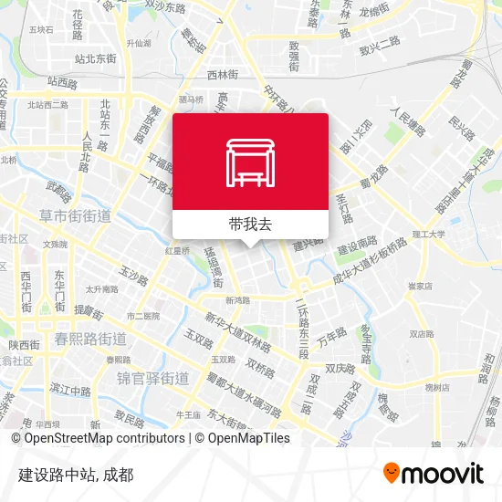 建设路中站地图
