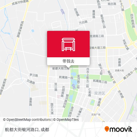 航都大街银河路口地图