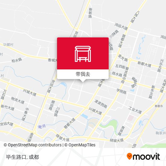 毕生路口地图