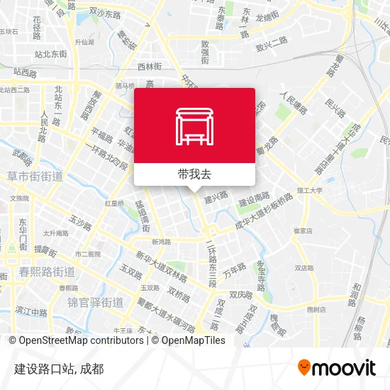建设路口站地图