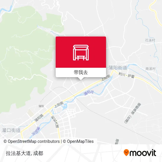 拉法基大道地图