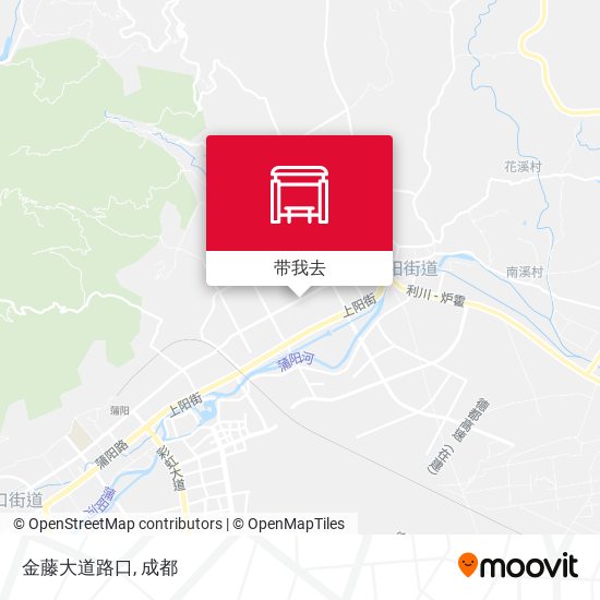 金藤大道路口地图