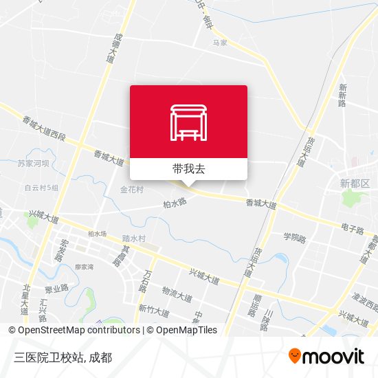 三医院卫校站地图