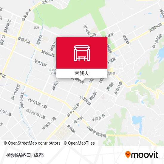 检测站路口地图