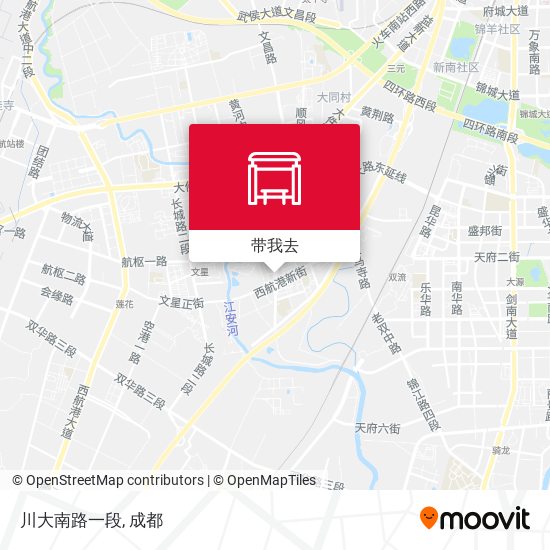 川大南路一段地图