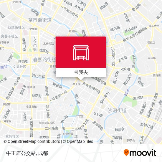 牛王庙公交站地图