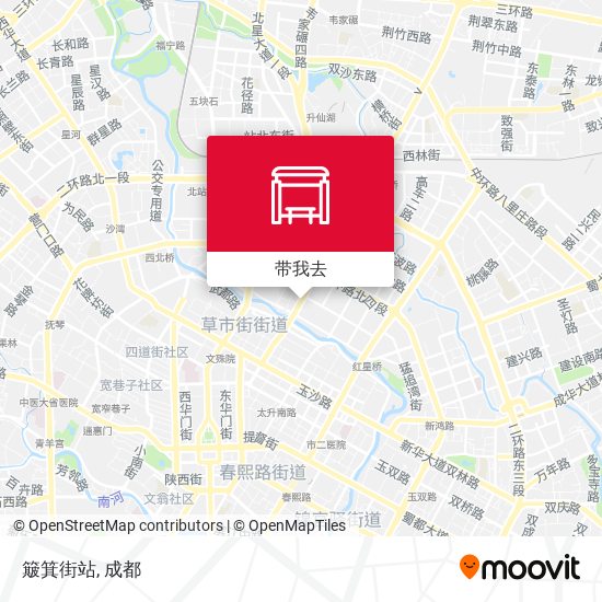 簸箕街站地图