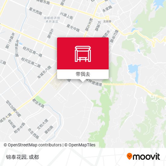 锦泰花园地图