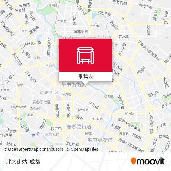 北大街站地图