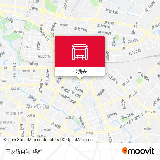 三友路口站地图