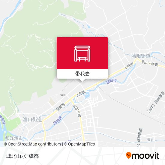 城北山水地图