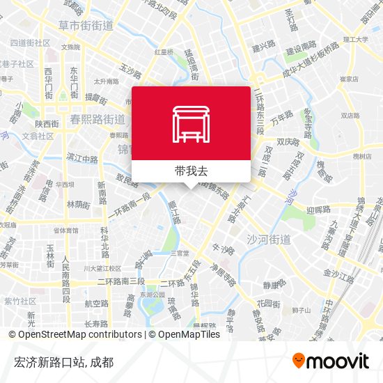 宏济新路口站地图