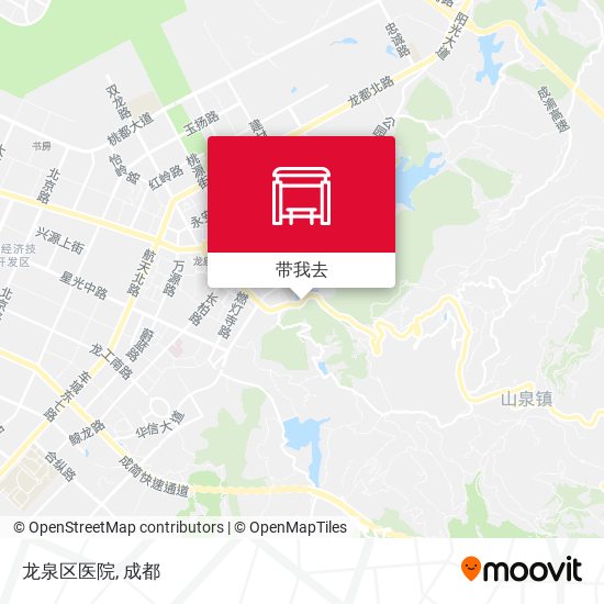 龙泉区医院地图