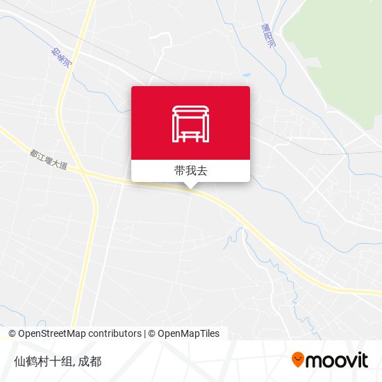 仙鹤村十组地图