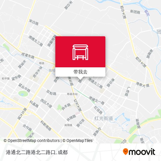 港通北二路港北二路口地图