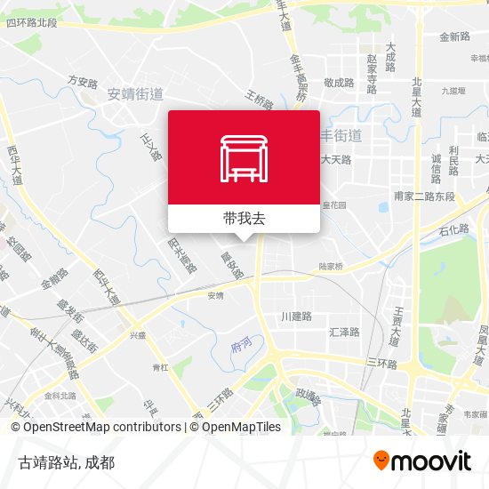 古靖路站地图