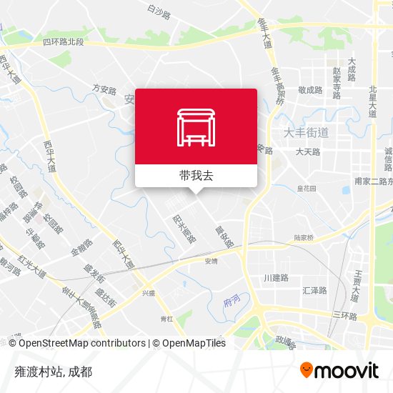 雍渡村站地图