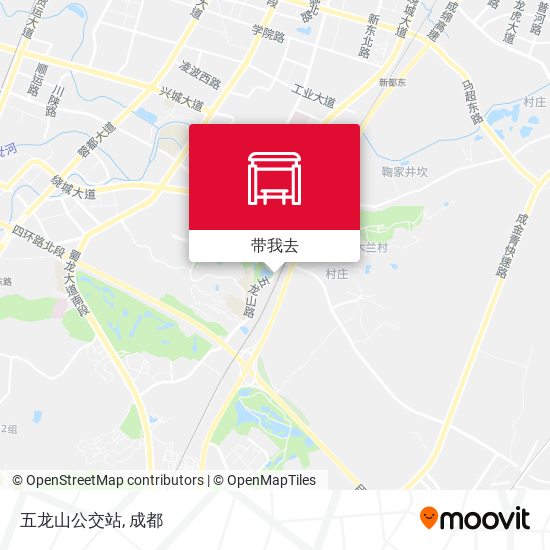 五龙山公交站地图