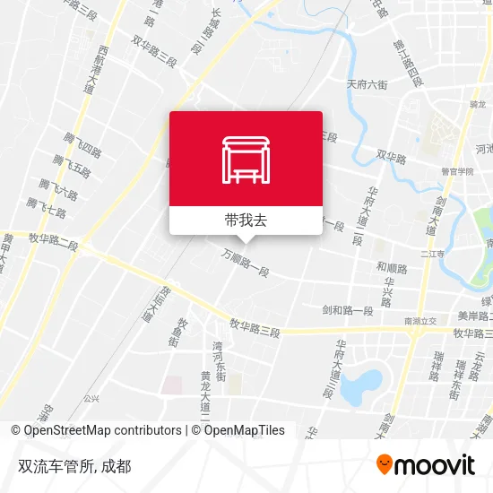 双流车管所地图