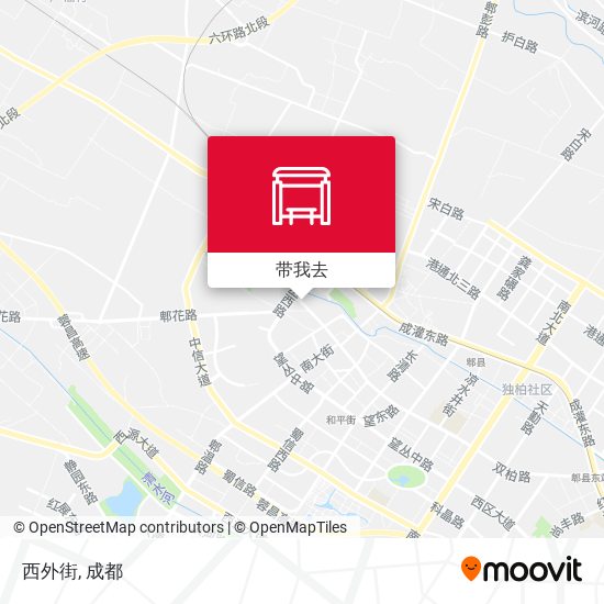 西外街地图