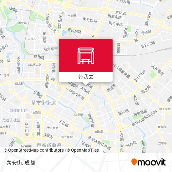 泰安街地图