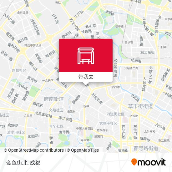 金鱼街北地图