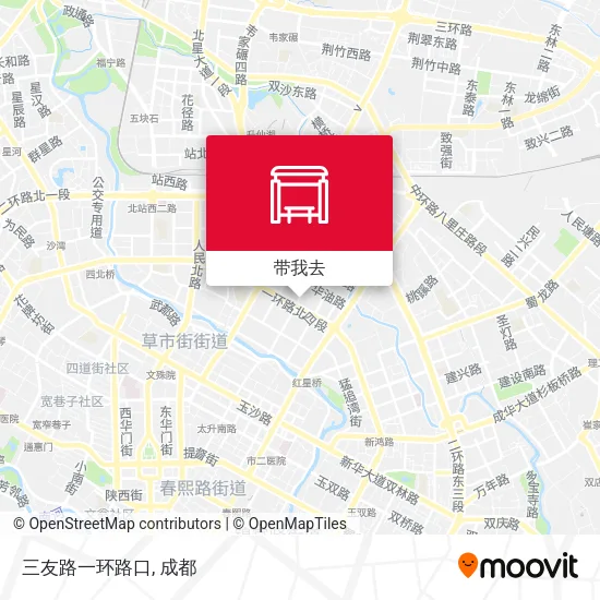 三友路一环路口地图