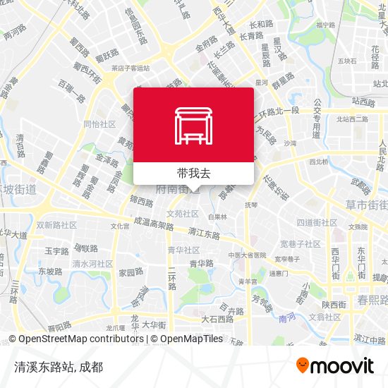 清溪东路站地图