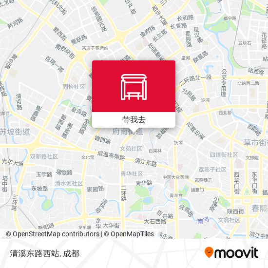 清溪东路西站地图