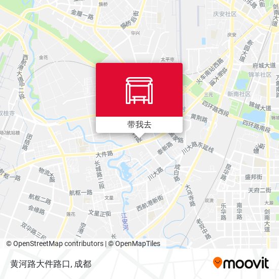 黄河路大件路口地图