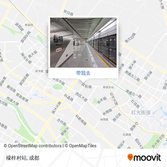 檬梓村站地图