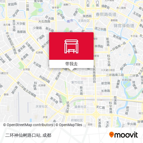 二环神仙树路口站地图