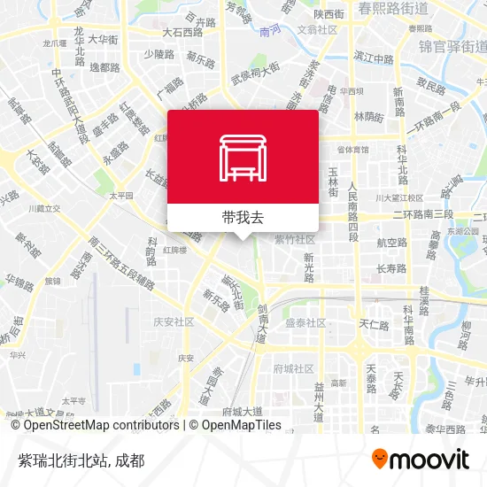 紫瑞北街北站地图