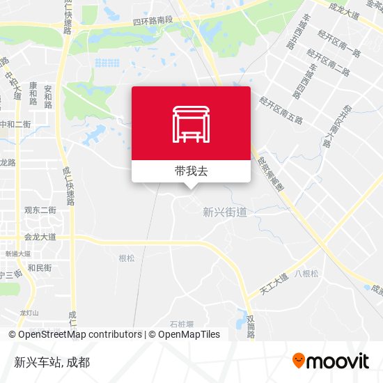 新兴车站地图