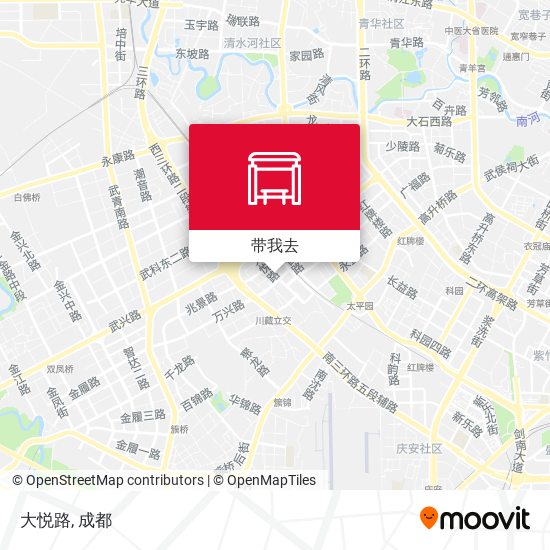 大悦路地图