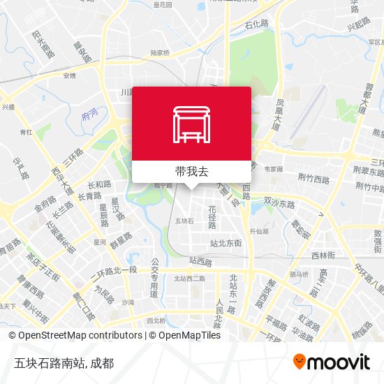 五块石路南站地图