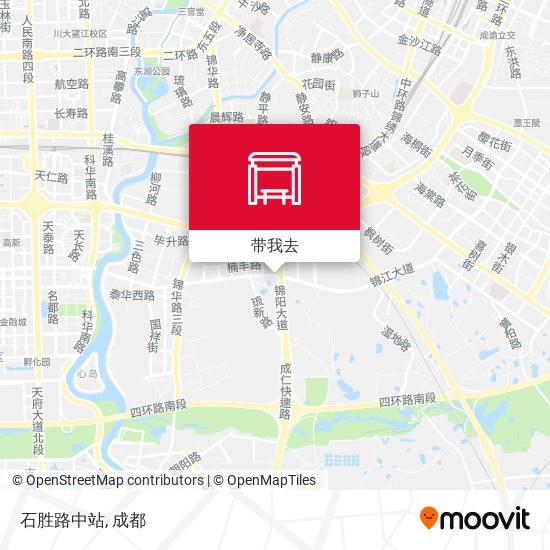 石胜路中站地图