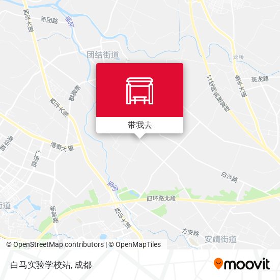 白马实验学校站地图