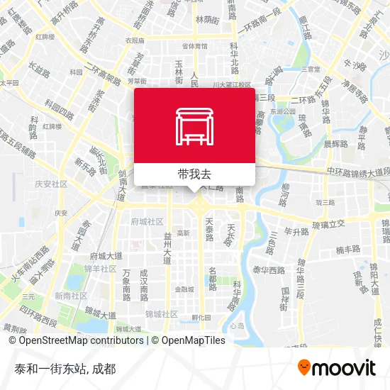 泰和一街东站地图