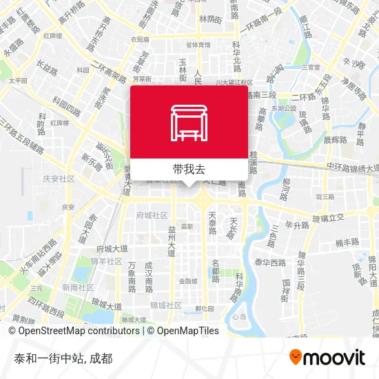 泰和一街中站地图