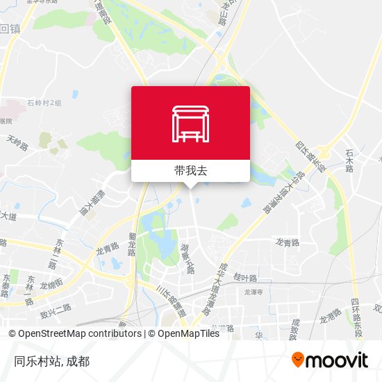 同乐村站地图