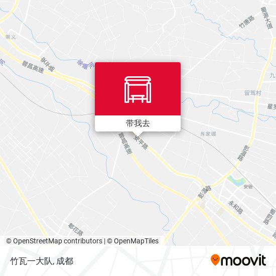 竹瓦一大队地图