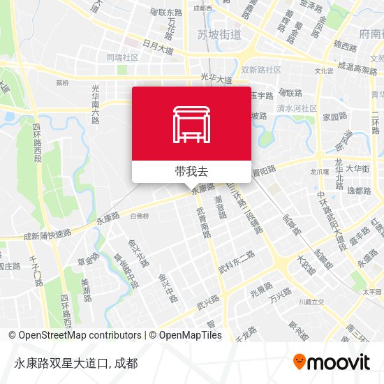 永康路双星大道口地图