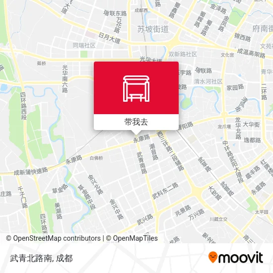 武青北路南地图