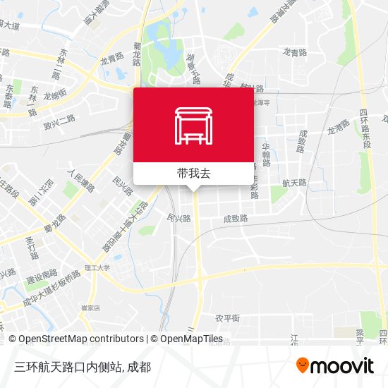 三环航天路口内侧站地图