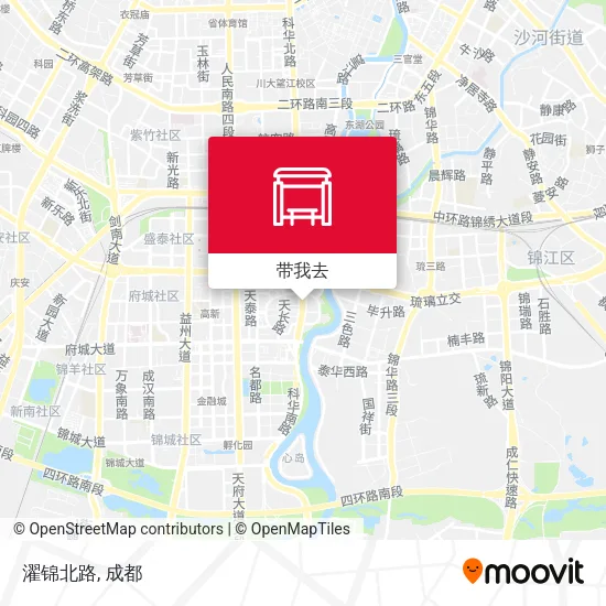 濯锦北路地图