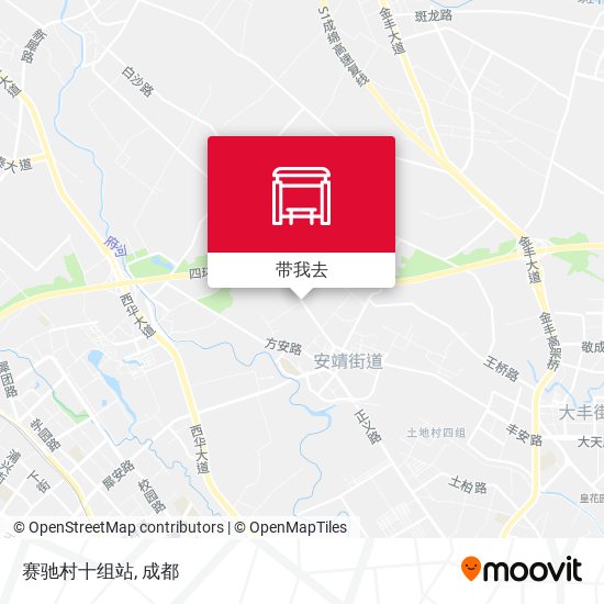赛驰村十组站地图