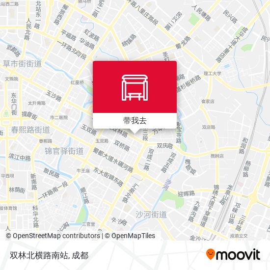 双林北横路南站地图