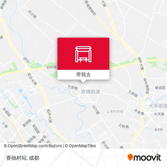 赛驰村站地图